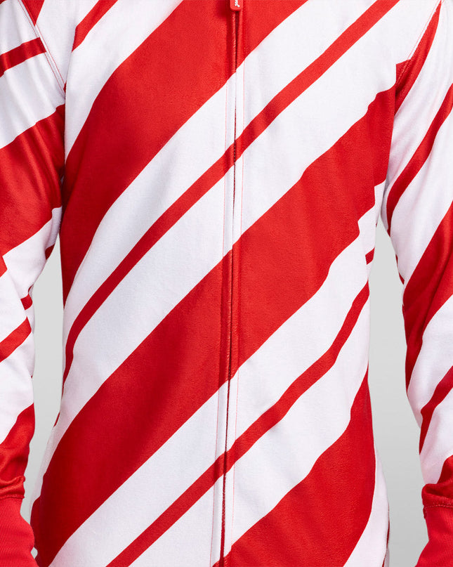 Men's Candy Cane Jumpsuit