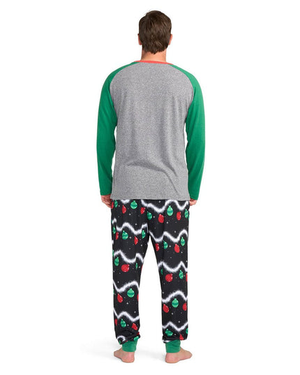 Mænds Jingle Balls Crew Neck Pyjamasæt