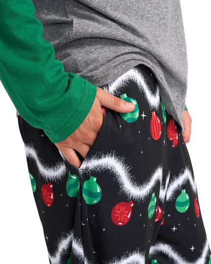 Mænds Jingle Balls Crew Neck Pyjamasæt