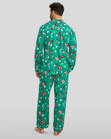 Herre Holly Jolly Slips Pyjamas Sæt