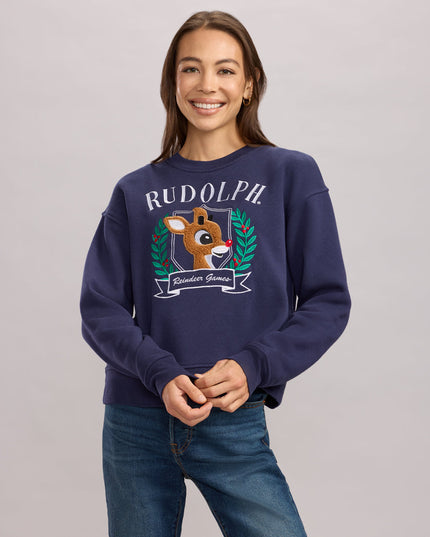 Kvinders Rudolph Wreath Sweatshirt