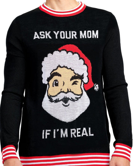 Men's Ask Your Mom Ugly Christmas Sweater