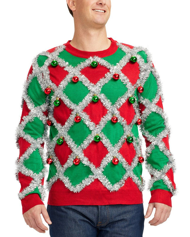 Mandlig Tacky Tinsel Grimme Juletrøje