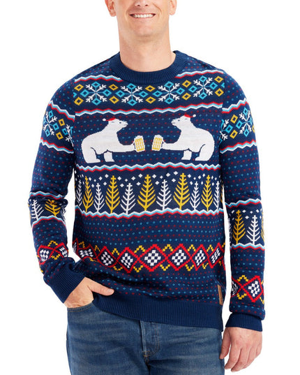 Men's Polar Bear Party Ugly Christmas Sweater