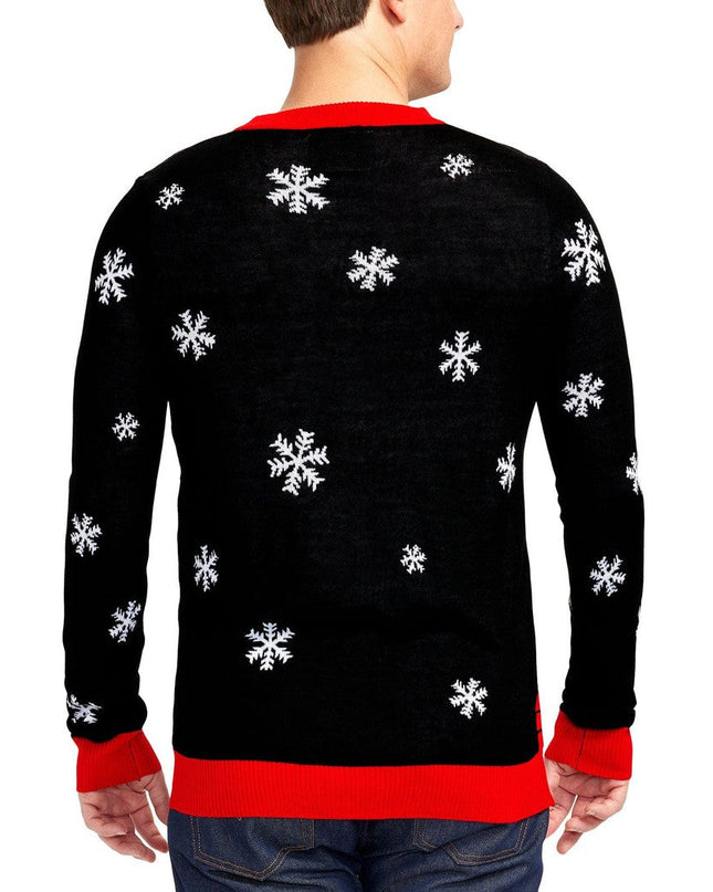 Mænds Lækende Tag Lysende Grim Jule Sweater