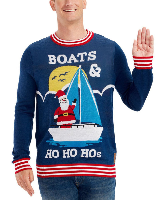 Men's Boats & Ho Ho Hos Ugly Christmas Sweater