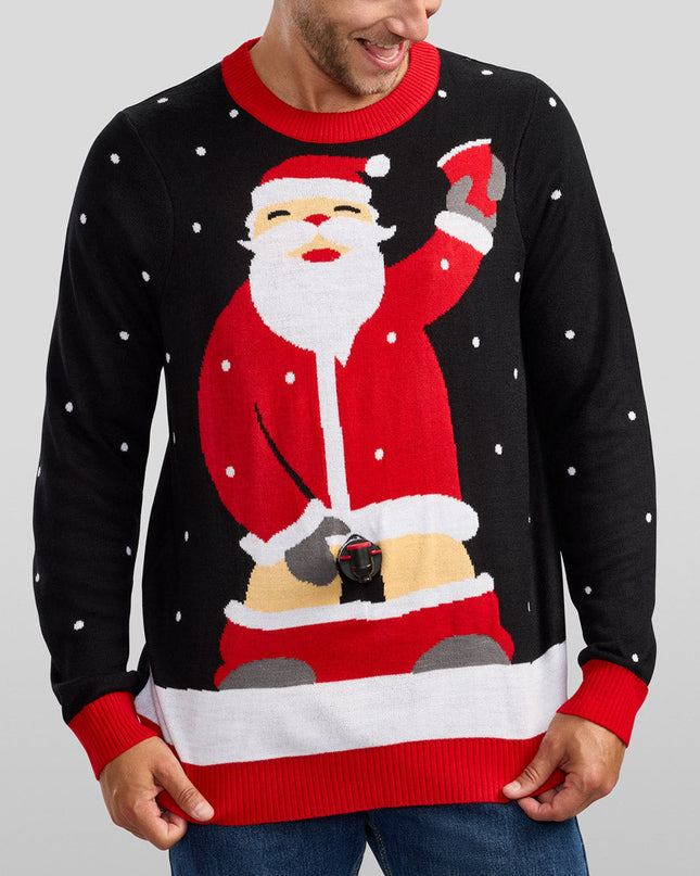 Men's Jolly Juice Dispenser Ugly Christmas Sweater