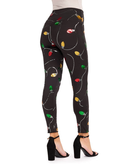 Christmas Lights High Waisted Leggings