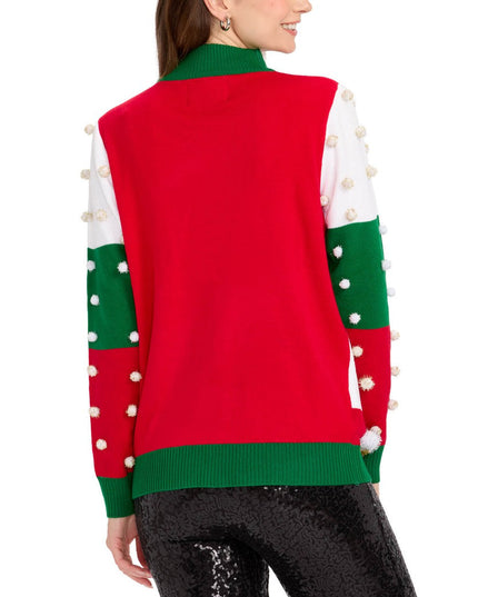 Women's Merry and Bright Turtleneck Christmas Sweater