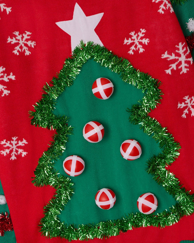 Kvinders Deck the Halls Spil Grimasse Juletrøje