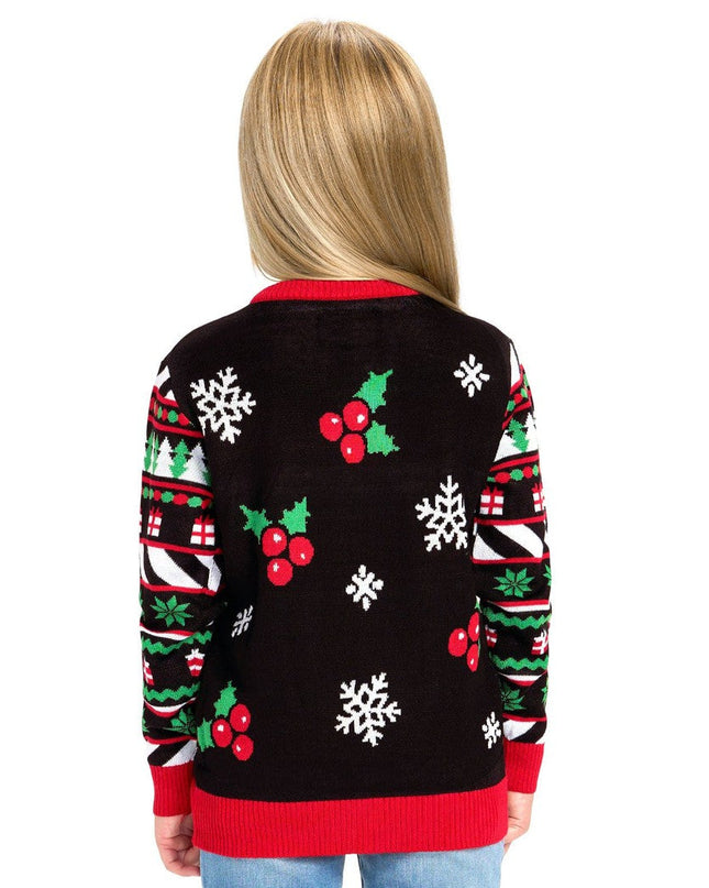 Girl's Dart Board Game Ugly Christmas Sweater