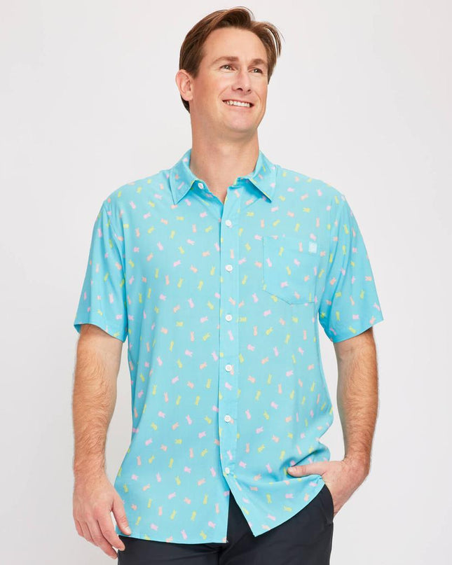 Men's PEEPS® It's Hoppin' Button Down Shirt