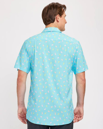 Mænds PEEPS® It's Hoppin' Button Down Skjorte