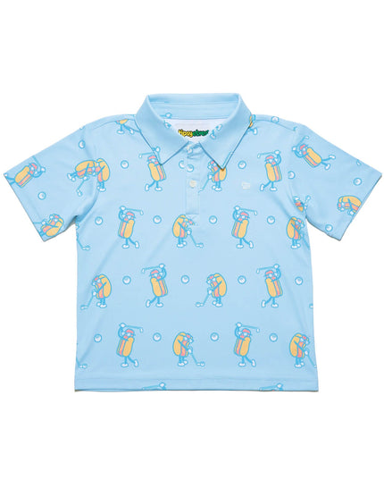Toddler Boy's Sizzlin' Swing Golf Polo