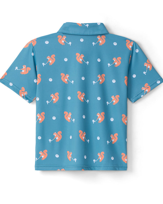 Toddler Boy's Squirrel! Golf Polo