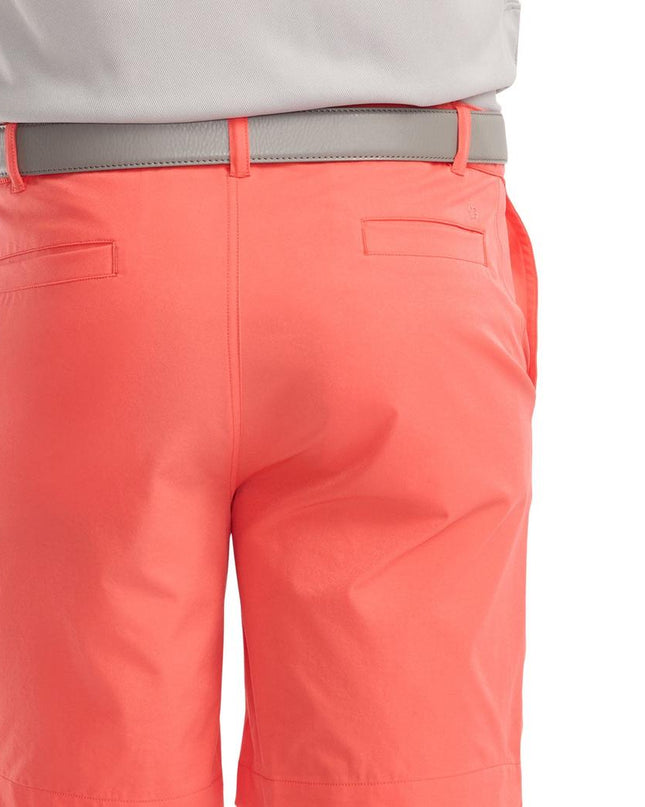 Men's Red-Orange Golf Shorts