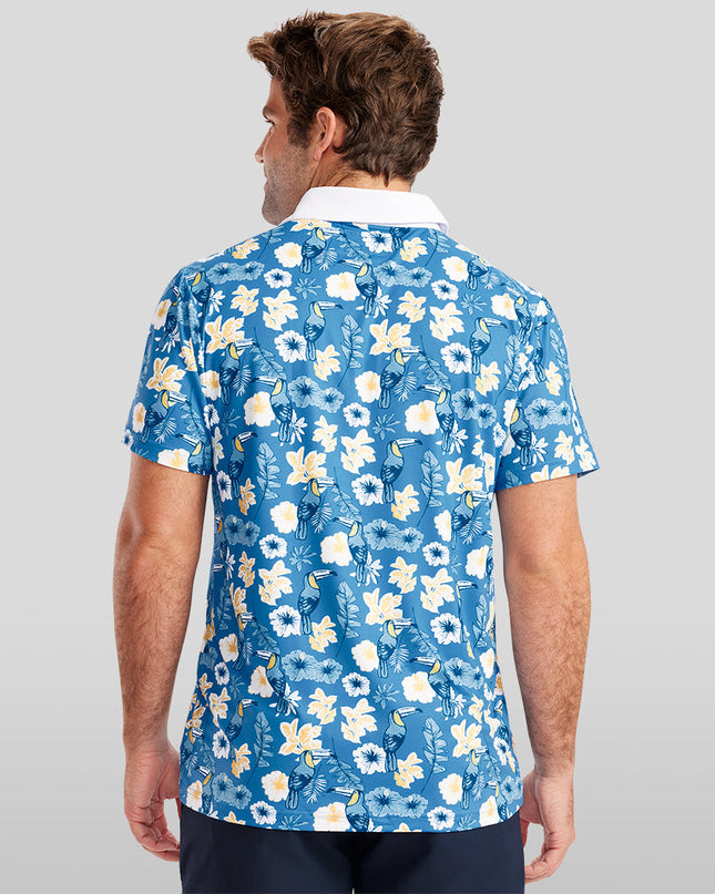 Men's Blue Botanics Pickleball Shirt