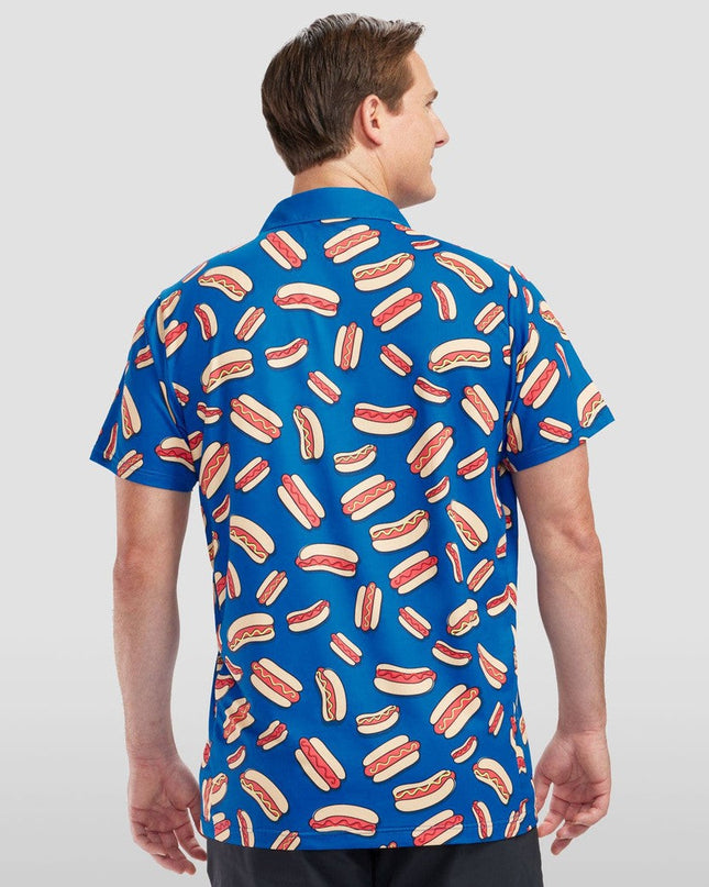 Men's Hot Dog Golf Polo