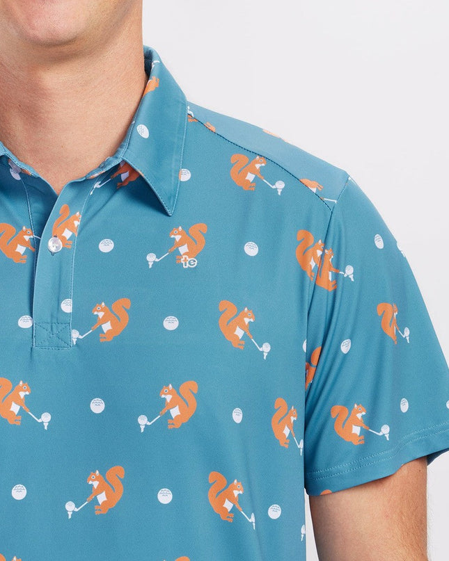 Men's Squirrel! Golf Polo