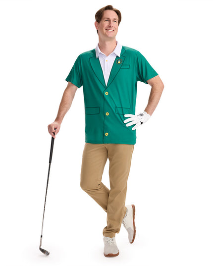 Herrers Grøn Blazer Golf Polo