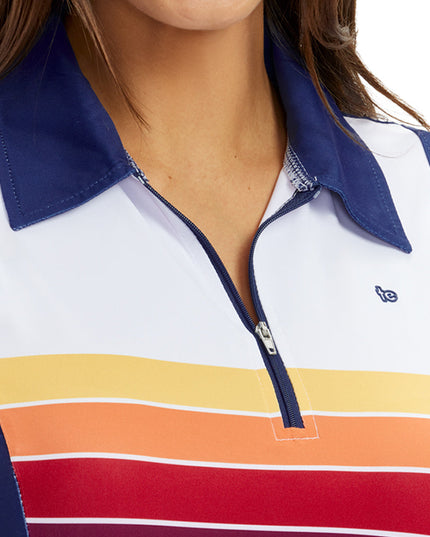 Women's Slice of Sunset Golf Polo
