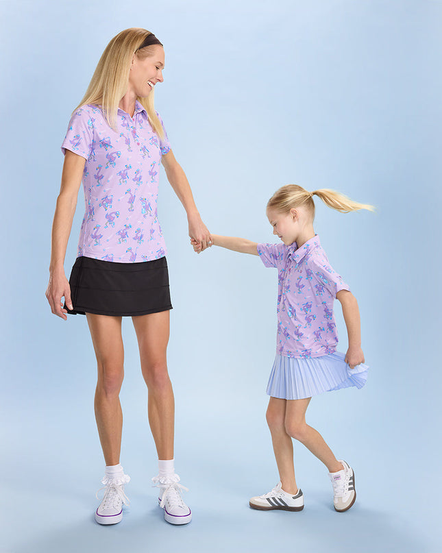Girl's Flamingo Fiasco Golf Polo