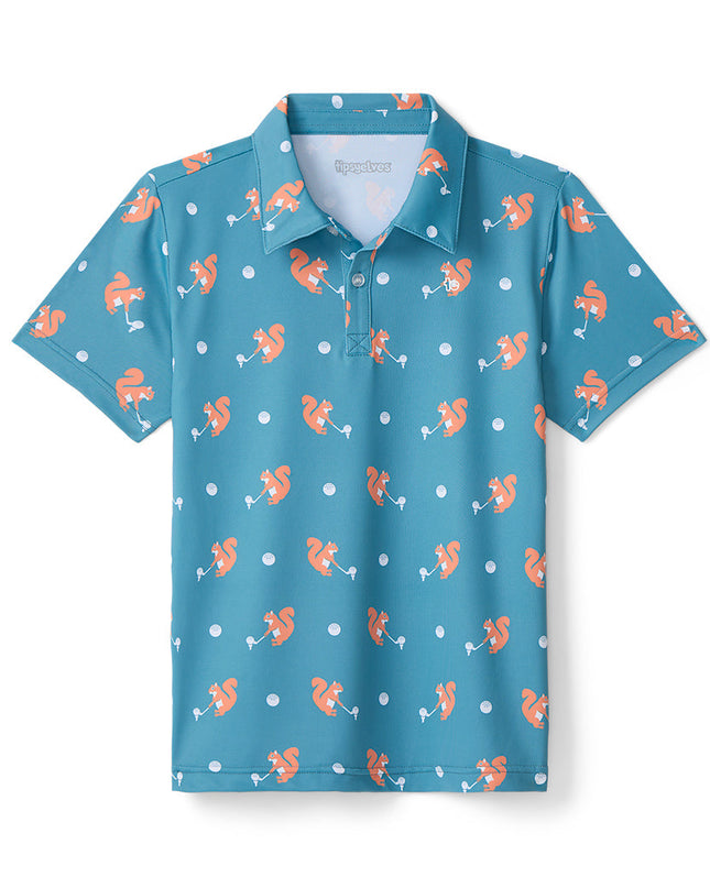Girl's Squirrel! Golf Polo