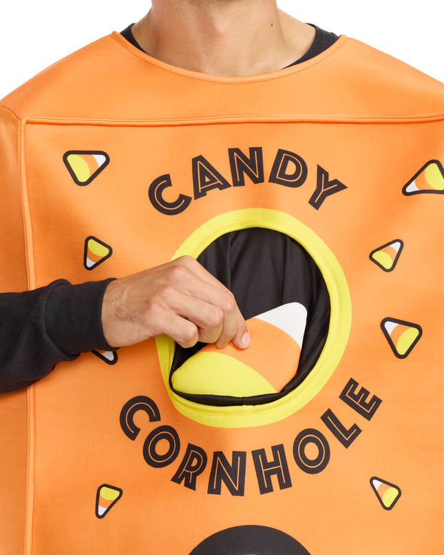 Men's Candy Corn Cornhole Game Costume