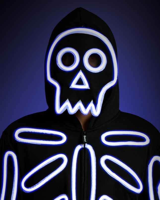 Men's Neon LED Skeleton Costume