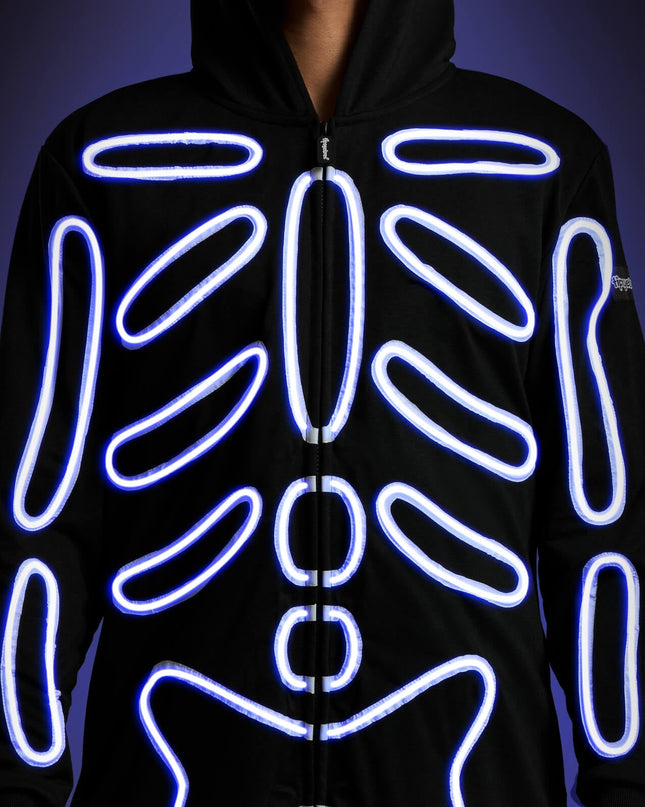 Men's Neon LED Skeleton Costume