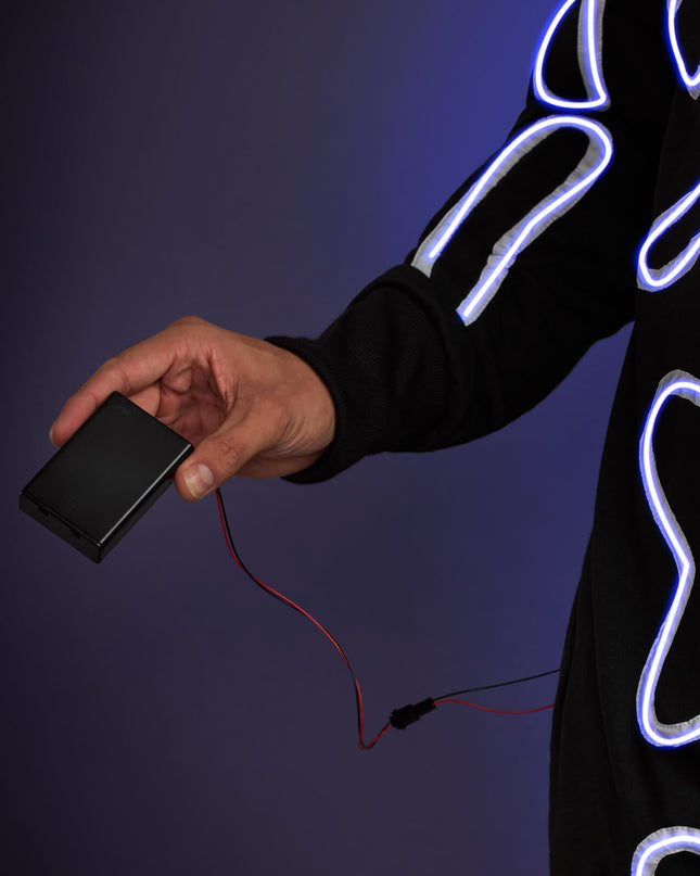 Matchende Neon LED Skelet Par Kostumer