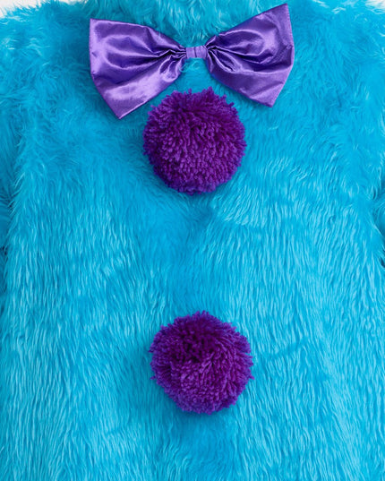 Herre Blå Monster Kostume