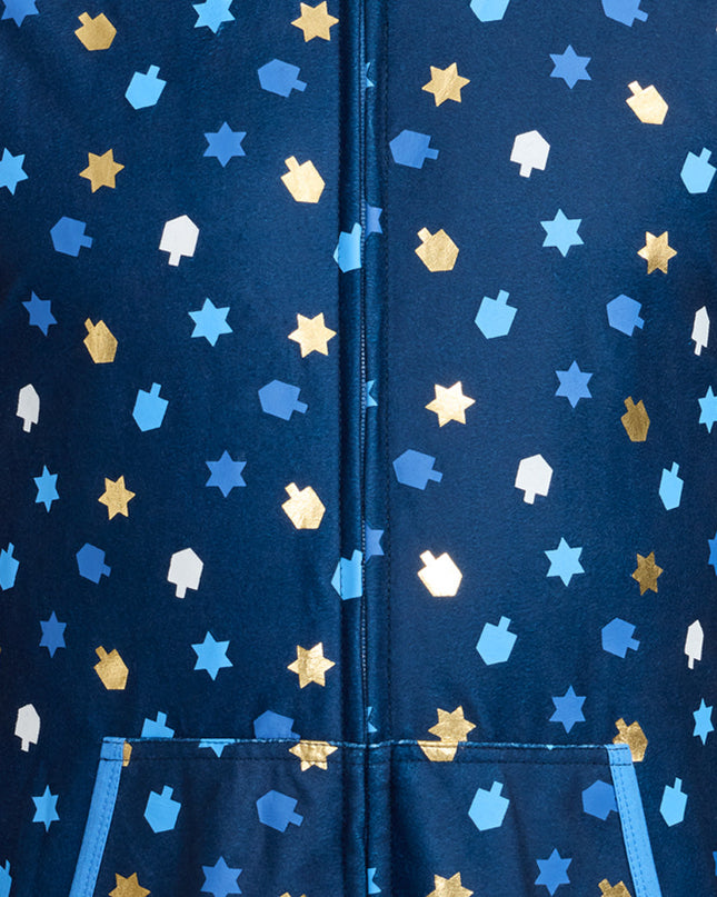 Men's Dreidel Decor Jumpsuit