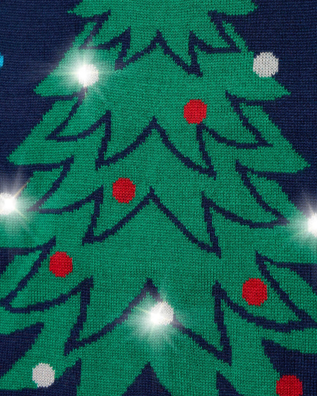 Mænds Chrismukkah Lysende Juletrøje