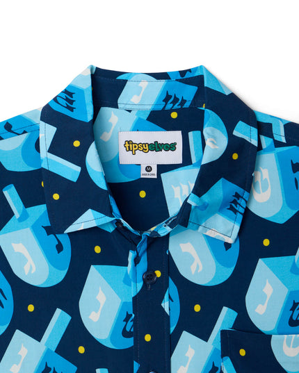 Men's Dreidel Delight Button Down Shirt
