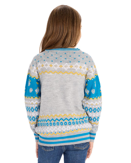 Girl's Reversible Sequin Hanukkah Sweater