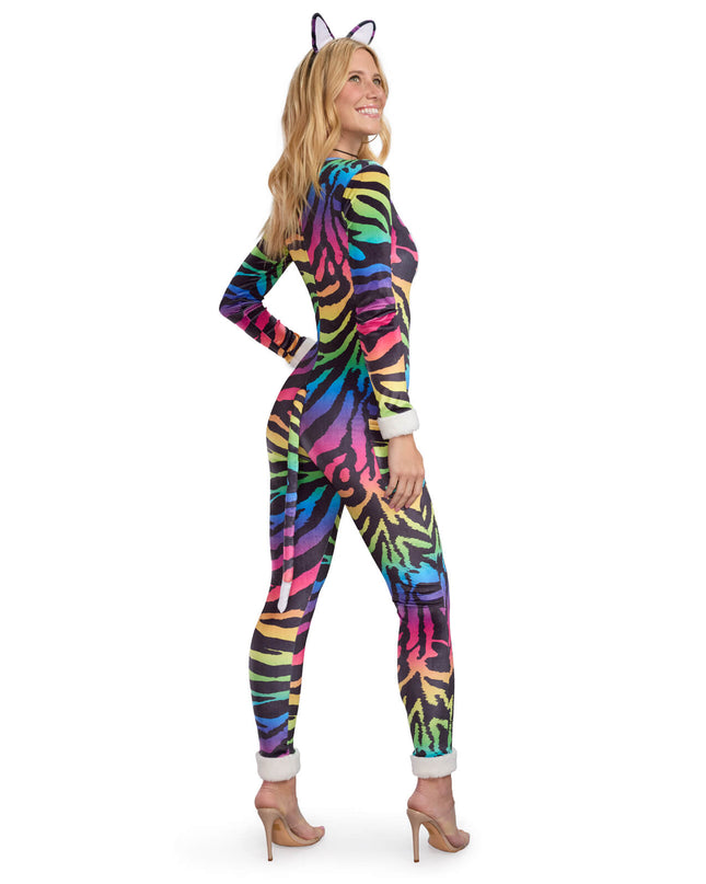90's Rainbow Tiger Bodysuit