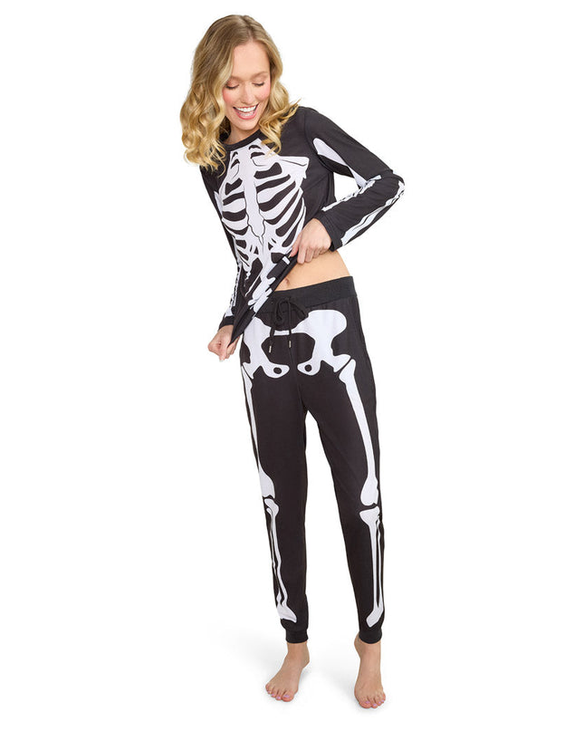 Women's Skeleton Pajama Set