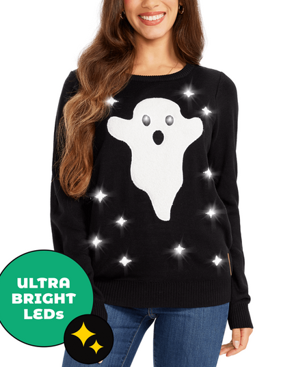 Women's Ghost Light Up Sweater