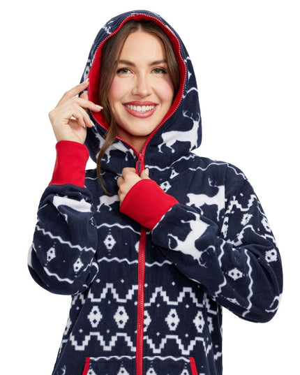 Mono Azul de Navidad para Mujeres