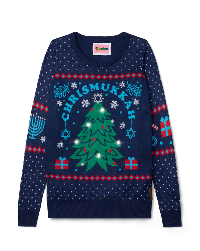 Women's Chrismukkah Light Up Sweater