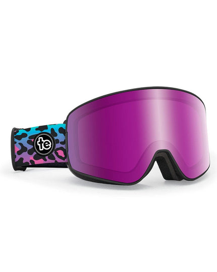 90's Leopard CASCADE Snow Goggles