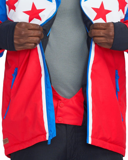 Men's Rockets Red Shred Snow Jacket