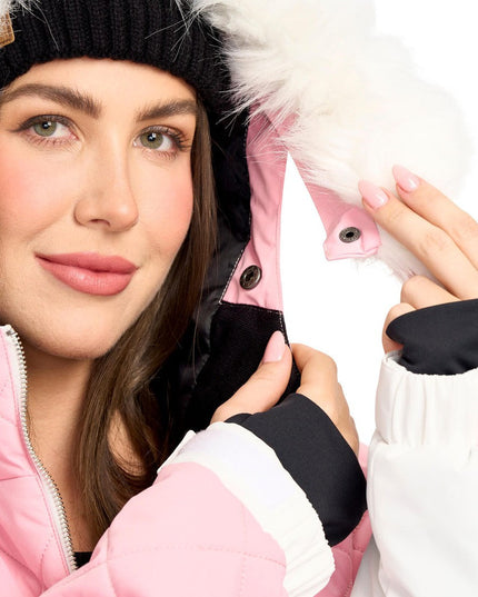 Women's Powder Pink Ski Jacket