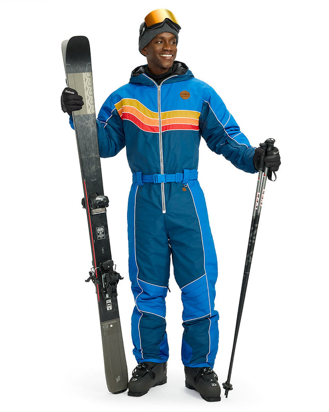 Mænds Deep Blue Freeze Ski Suit