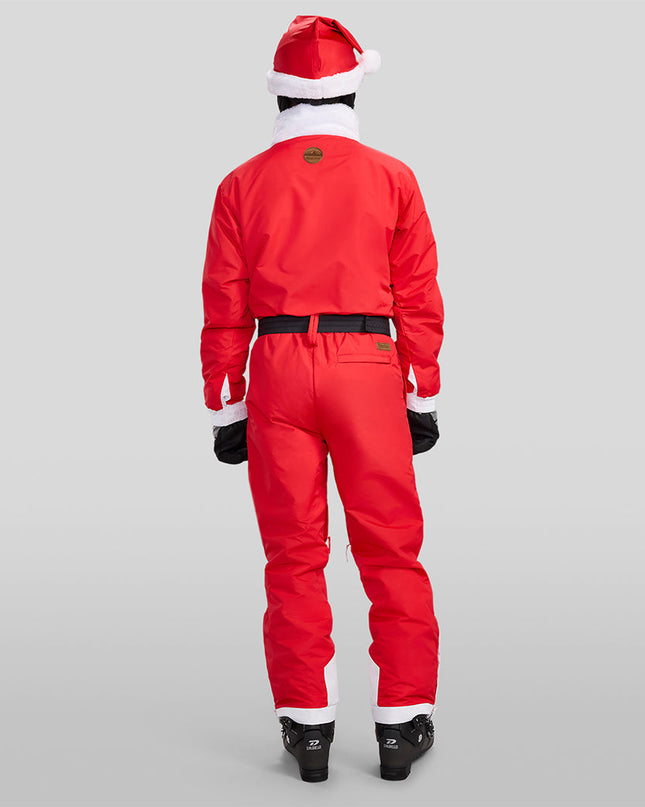 Men's Santa Ski Suit and Helmet Cover