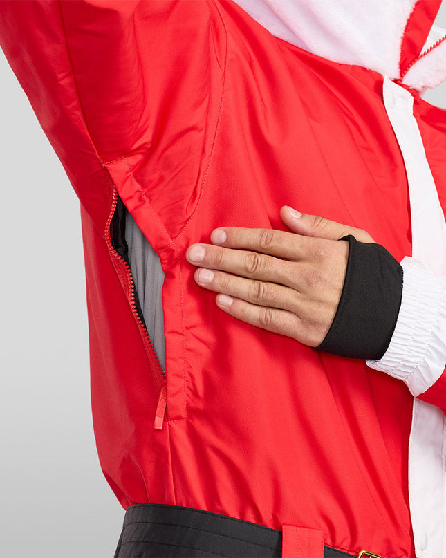 Mænds Santa Snow Suit og hjelmcover