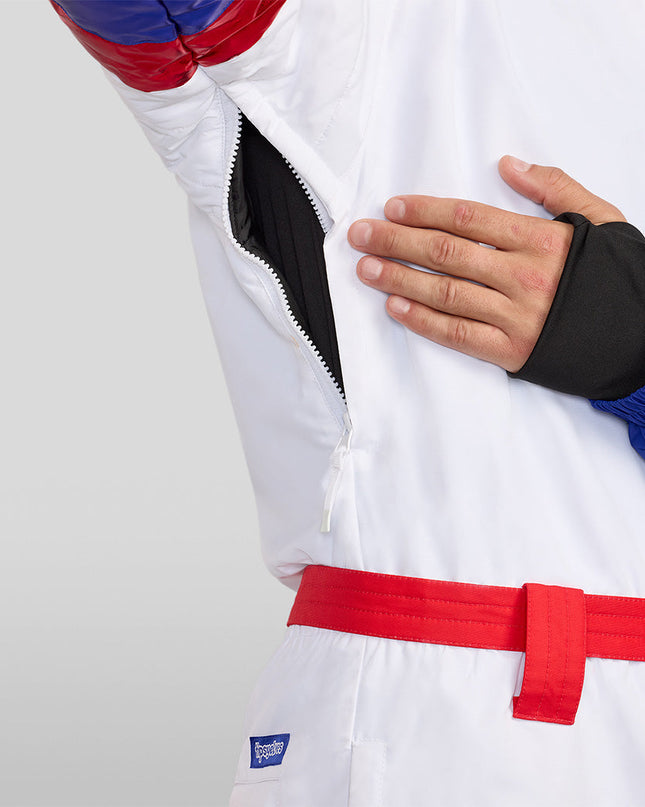 Mænds Space Racer Snow Suit og hjelmcover