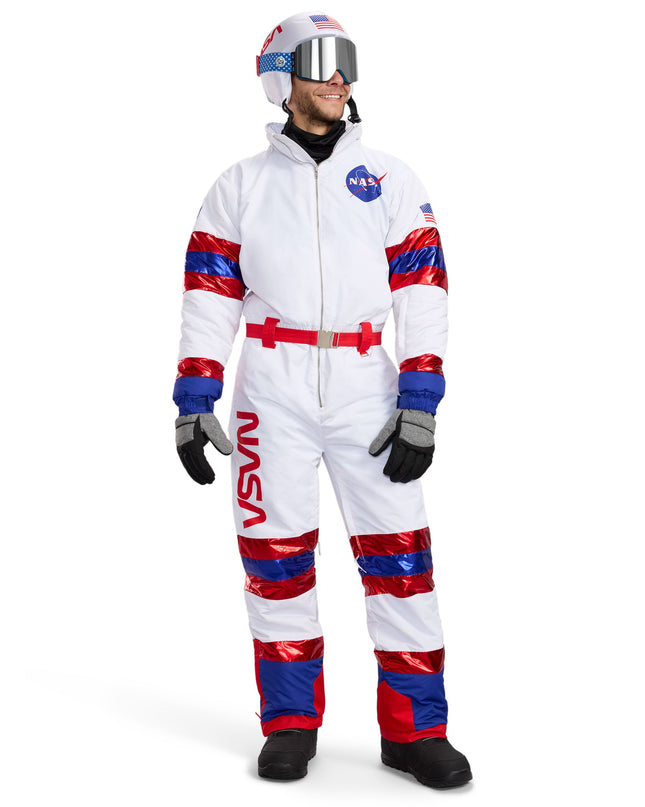 Mænds Space Racer Snow Suit og hjelmcover