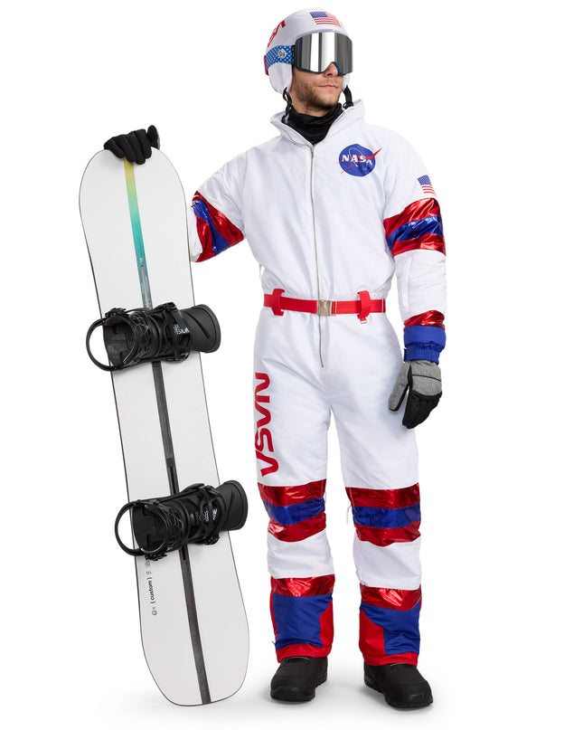Mænds Space Racer Snow Suit og hjelmcover